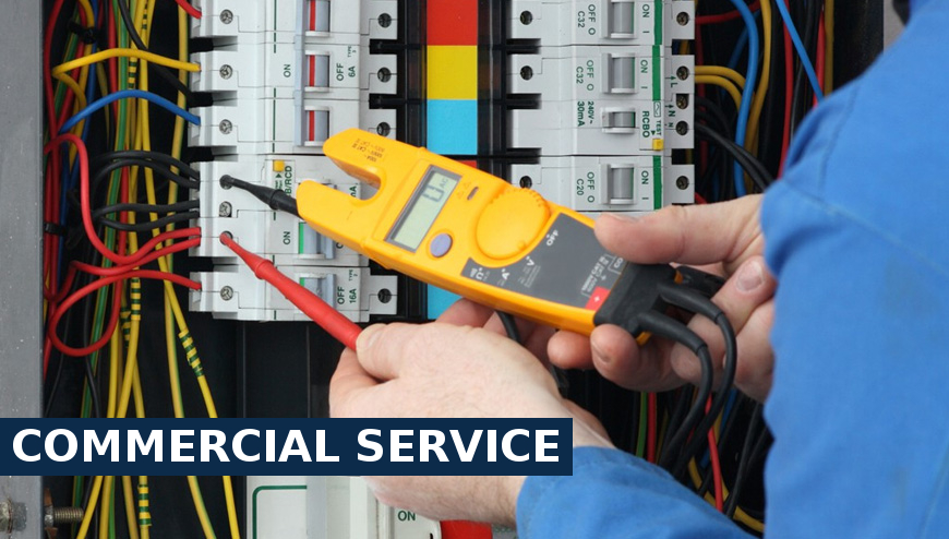 Commercial service electrical services Esher